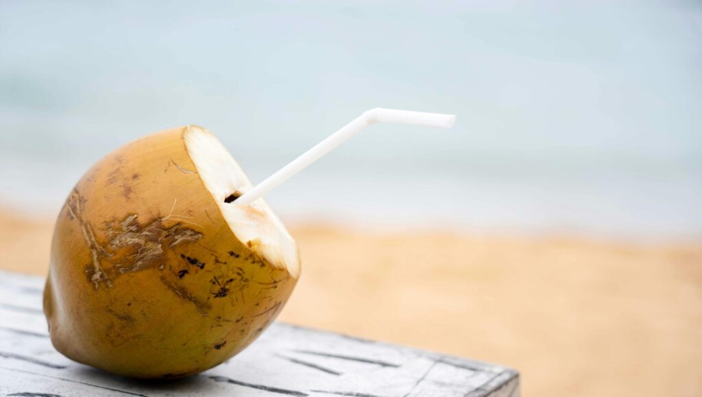 UAE Summer fatigue - drink coconut water