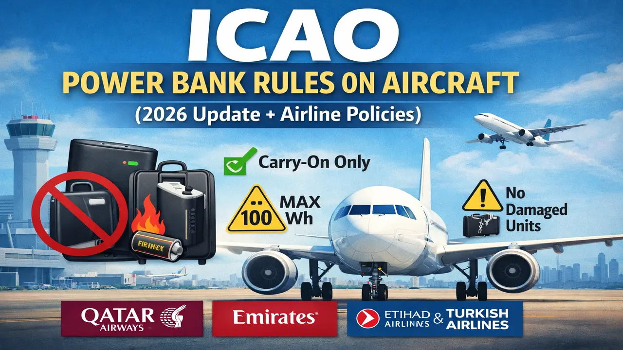 ICAO power bank rules
