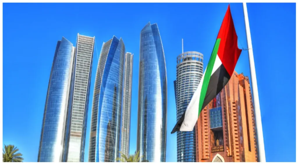 UAE flags