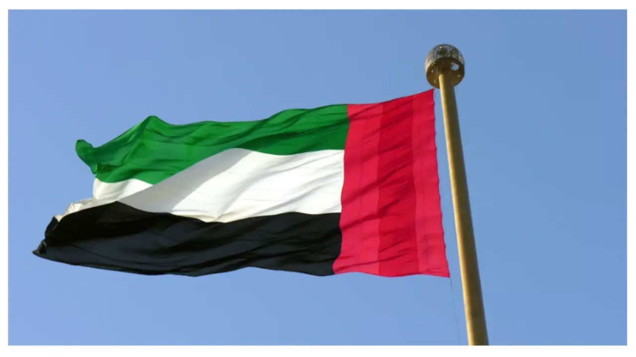 UAE flags