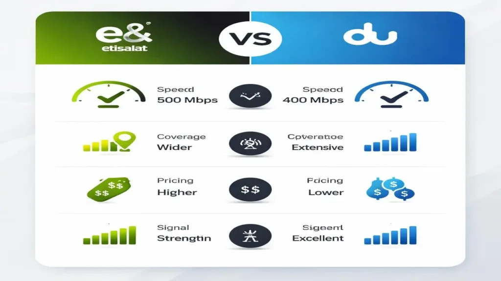 etisalat vs du telecom comparison UAE