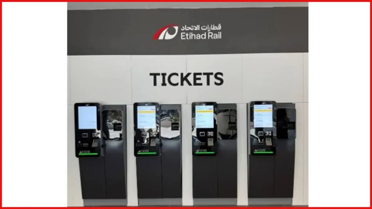 Etihad Rail shuttle bus in Abu Dhabi Etihad Rail shuttle bus in Abu Dhabi