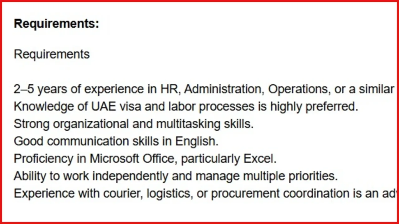 HR & Sales Operations Coordinator HR & Sales Operations Coordinator