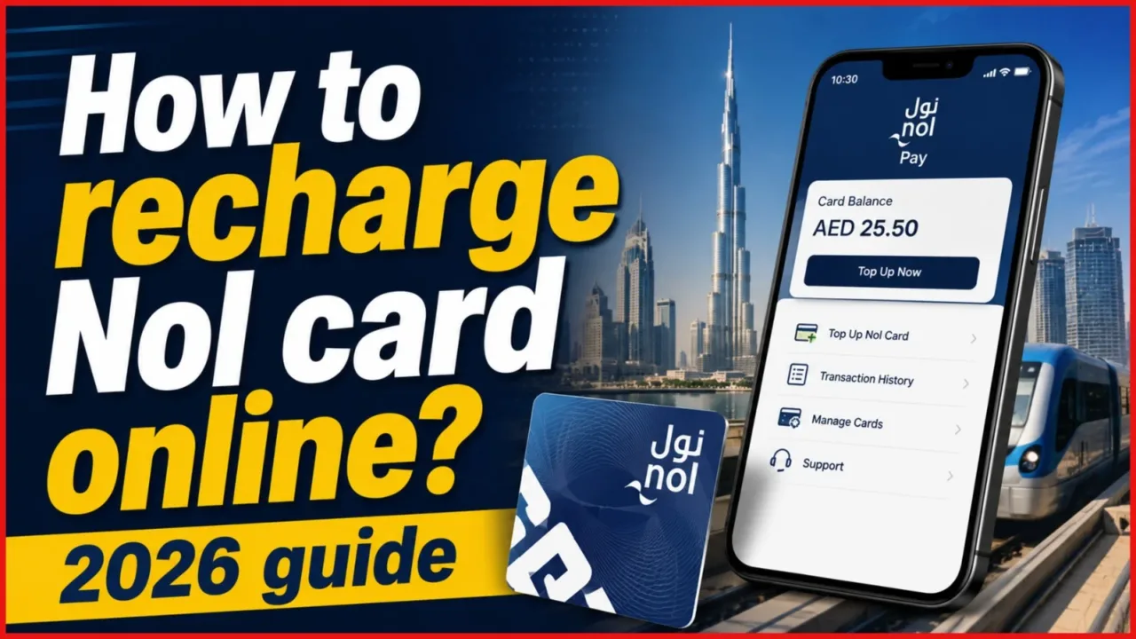 How to recharge Nol card online? 2026 guide