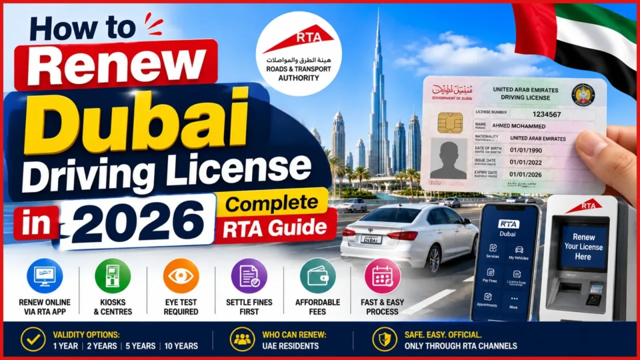 How to renew Dubai Driving License