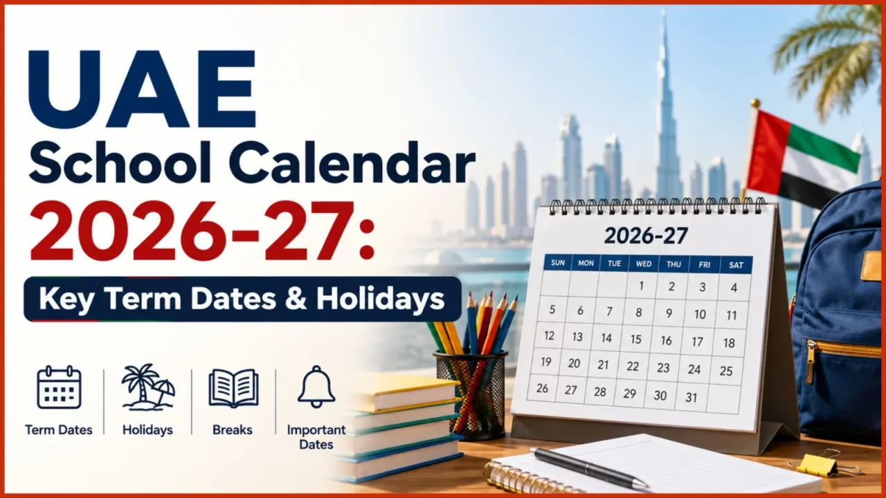 UAE school calendar 2026-27