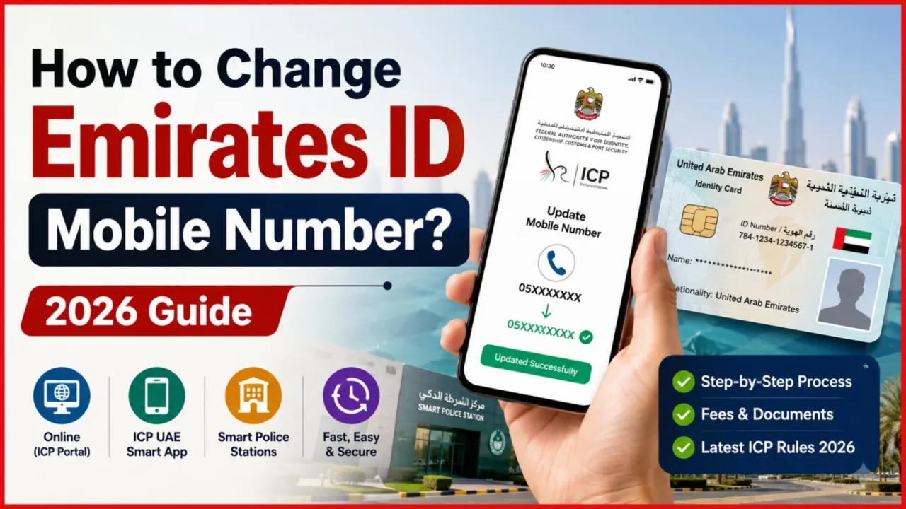 How to Change Emirates ID Mobile Number