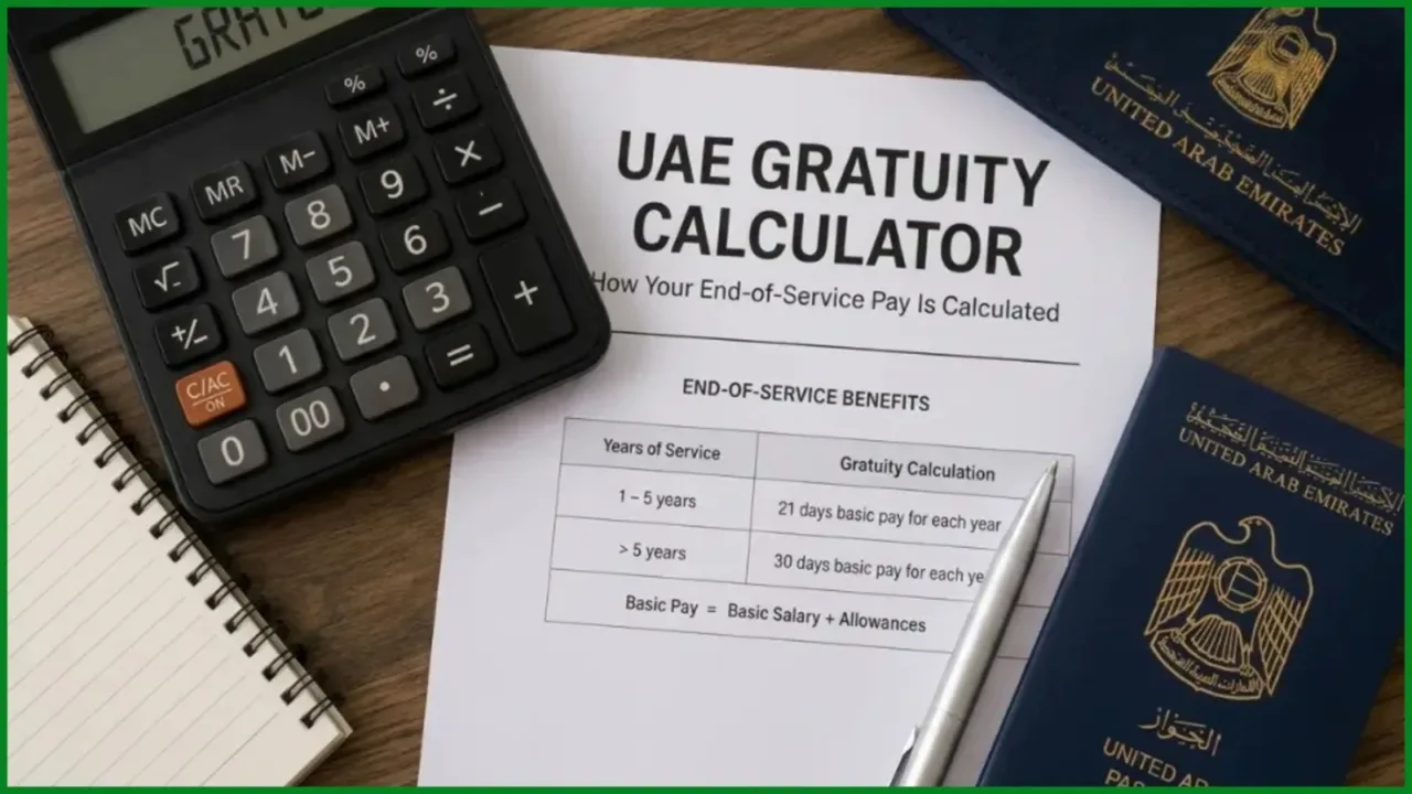 how I calculate UAE gratuity
