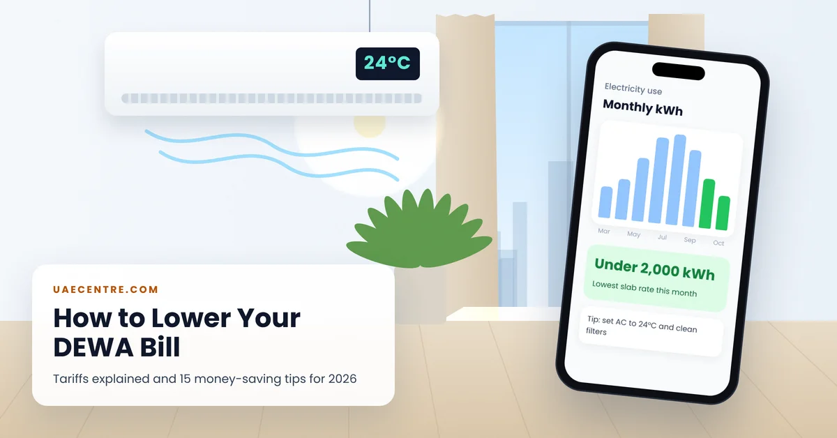 How to lower your DEWA bill in Dubai