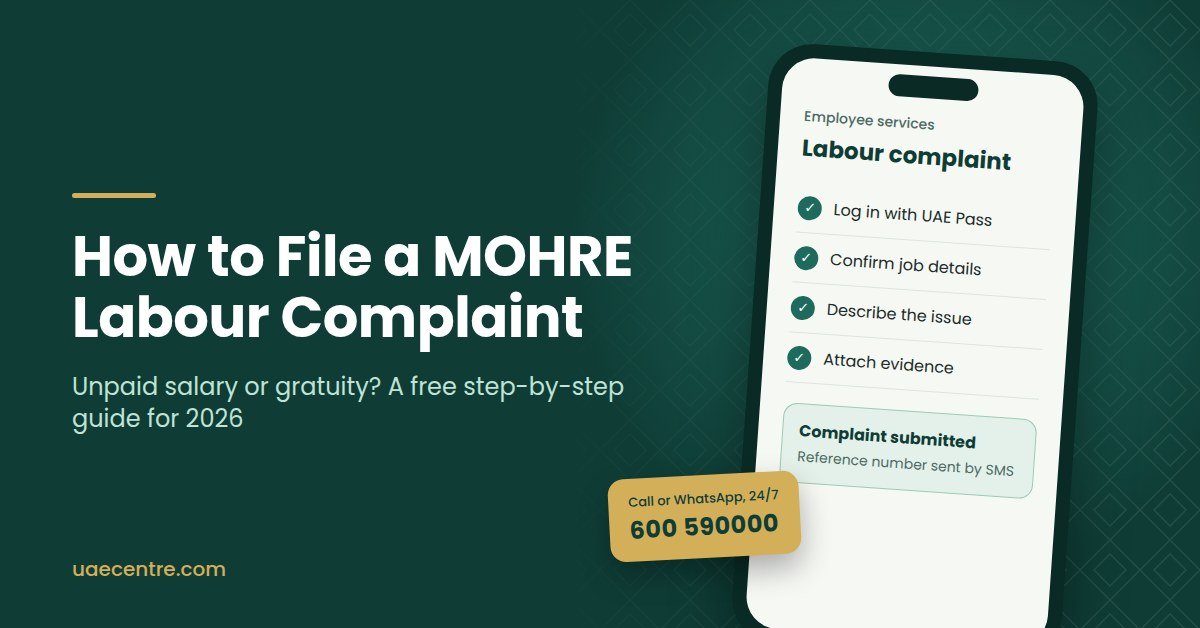 How to file a MOHRE labour complaint in UAE step by step