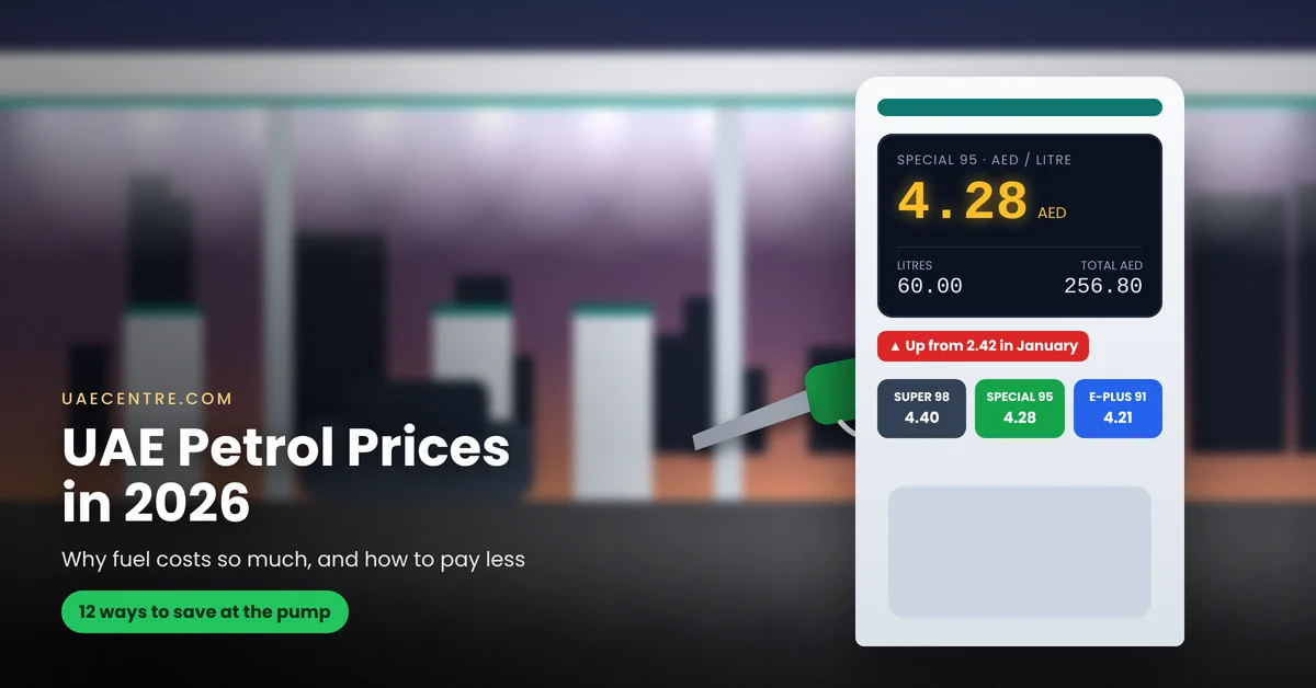 UAE petrol prices 2026 and how to save fuel